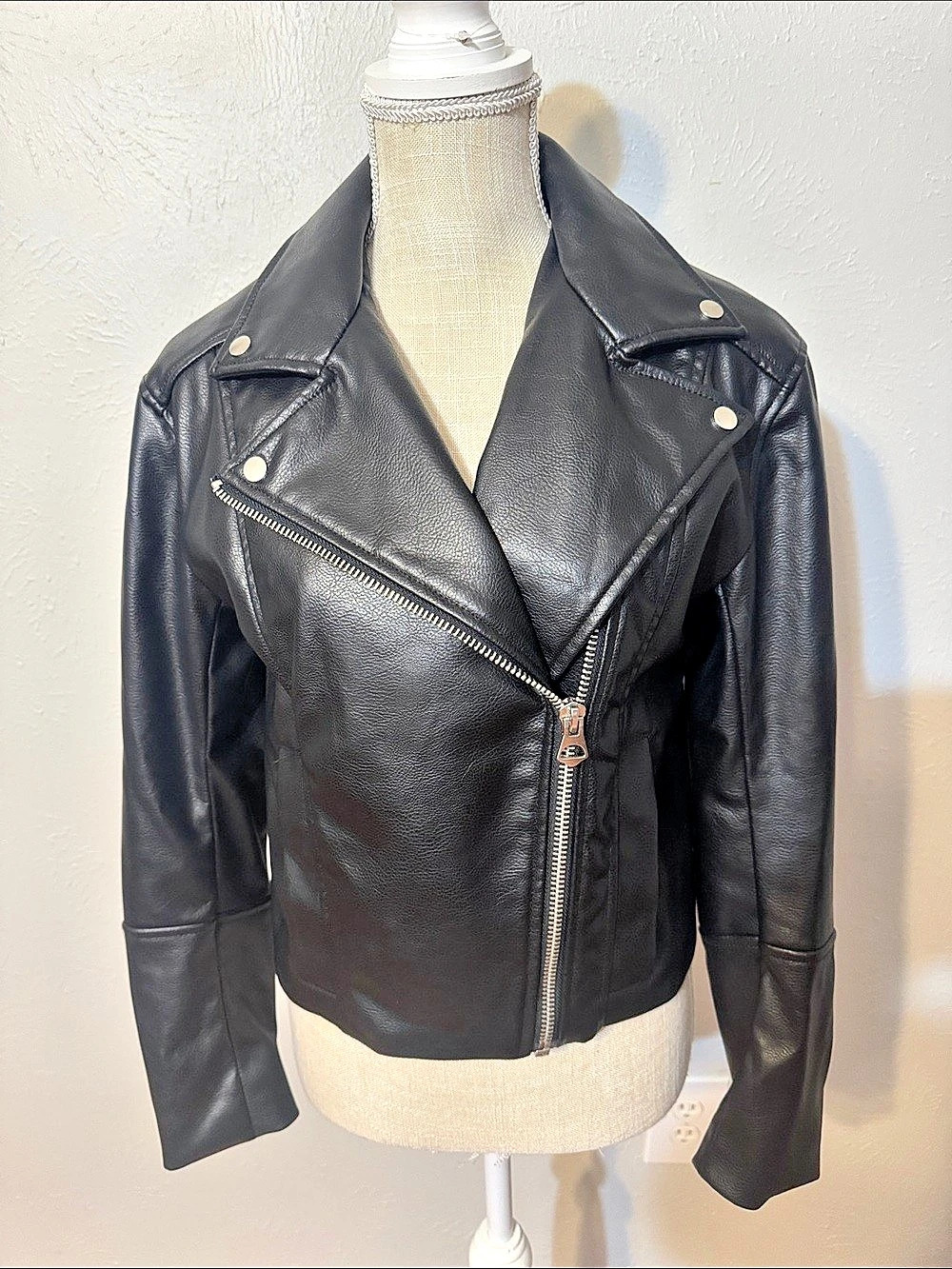 Divided H&M Women's Black Moto Jacket